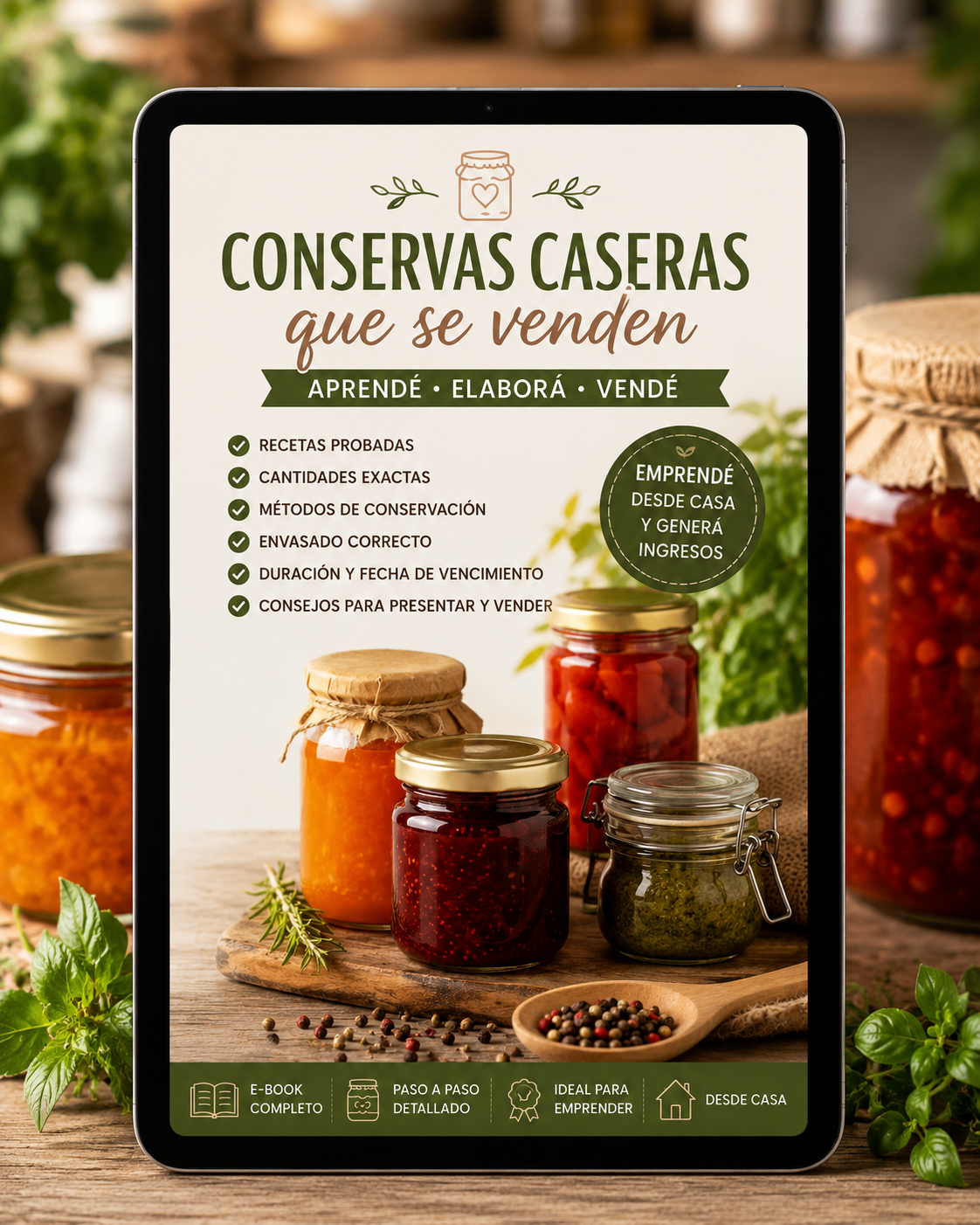Conservas caseras para vender